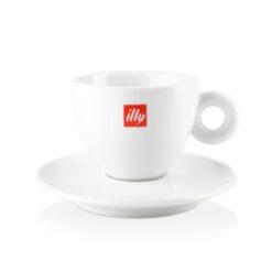 Buy illy ceramic cappuccino cup with saucer online