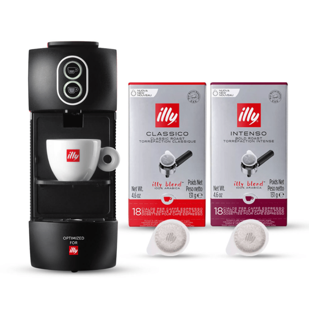 illy Easy Coffee Machine For E.S.E. Pods EcoFriendly Bundle with 36