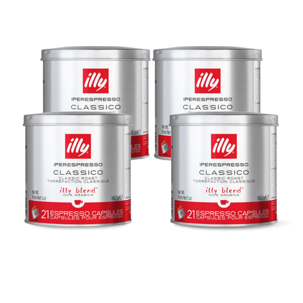 illy Coffee Capsules Bundle – 21x Classico Capsules (4 Packs) - illy