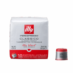 กาแฟแคปซูล illy iperEspresso คลาสสิโค คั่วกลาง สำหรับเครื่องเอสเพรสโซ่ (บรรจุ 18 แคปซูล)