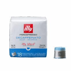 กาแฟแคปซูล illy iperEspresso ไม่มีคาเฟอีน ดีเคฟ คลาสสิโค คั่วกลาง สำหรับเครื่องเอสเพรสโซ่ (บรรจุ 18 แคปซูล)