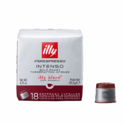 กาแฟแคปซูล illy iperEspresso อินเทนโซ่ คั่วเข้ม สำหรับเครื่องเอสเพรสโซ่ (บรรจุ 18 แคปซูล)