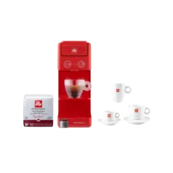 Illy Y3.3 Complete Coffee Experience Bundle (Red)
