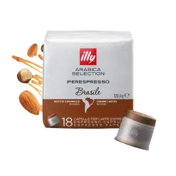 illy Arabica Selection iperEspresso, Brasile Coffee Capsules (Pack of 18)